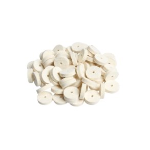 FRONT RAIL WASHERS 22X5,5MM - WHITE / CLIMATE RESISTANT	
