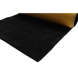 NOTENPULTAUFLAGE, SCHWARZ VELOURS, SELBSTKLEBEND 25X150 CM.