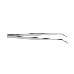 TWEEZERS 200 MM. WITH BENT TIP
