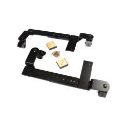 BKB RULLEBESLAG, SORT, TIL KONSOLPIANOER, 4 POLYURETHAN HJUL MED BREMSE