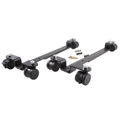 BKB RULLEBESLAG FOR DIGITALE KLAVERER, SORT, BREDDE 52, POLYURETHAN HJUL MED BREMSE 