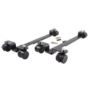 BKB RULLEBESLAG FOR DIGITALE KLAVERER, SORT, BREDDE 42, POLYURETHAN HJUL MED BREMSE