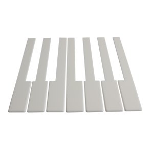 KLAVIATURBELGNING UDEN FRONT CREME 52 MM.