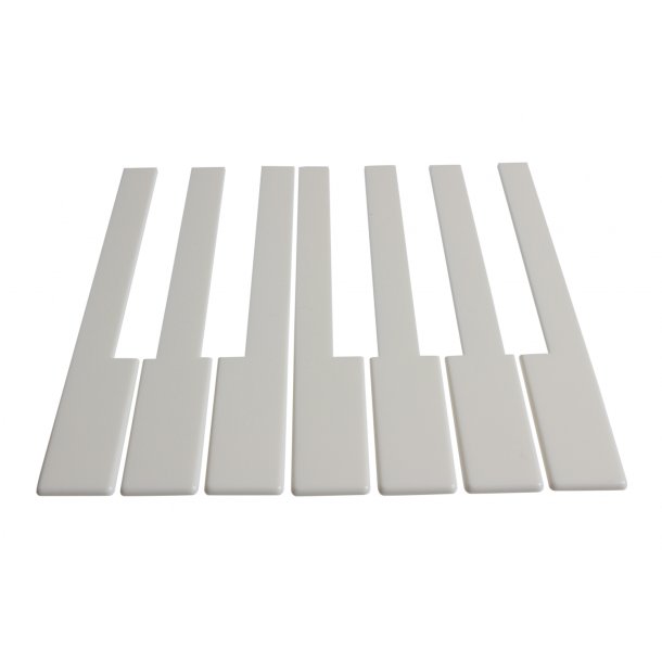 KLAVIATURBELGNING UDEN FRONT CREME 52 MM.