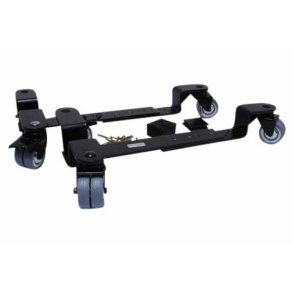 BKB ROLLENBCKE, SCHWARZ, FR KONSOLENKLAVIERE, 85 MM STANDARDBREITE, GROSSEN GUMMIRDERN MIT BREMSE