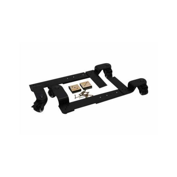 BKB ROLLENBCKE, SCHWARZ, BHNENAUSFHRUNG FR KONSOLENKLAVIERE, POLYURETHANRDERN MIT BREMSE