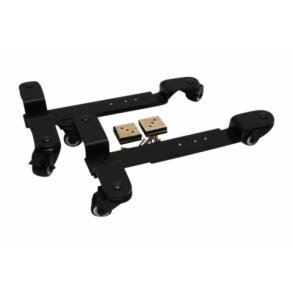 BKB ROLLENBCKE, SCHWARZ FR KONSOLENKLAVIERE, 72 MM STANDARD BREITE, POLYURETHANRDERN MIT BREMSE