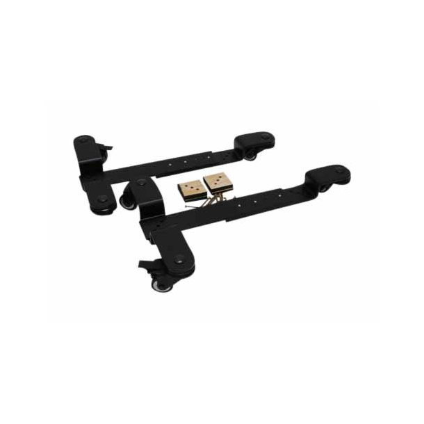 BKB ROLLENBCKE, SCHWARZ, FR KONSOLENKLAVIERE, 85 MM BREITE, POLYURETHANRDERN MIT BREMSE