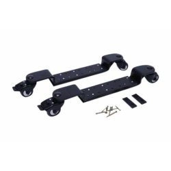 BKB ROLLENBCKE, SCHWARZ, EXTRA STABIL, POLYURETHANRDER MIT BREMSE, KUGELGELAGERT