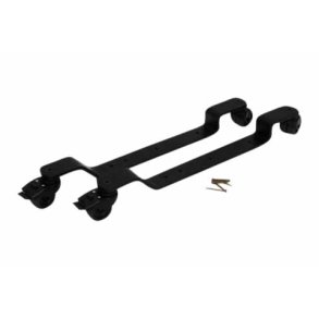 BKB ROLLENBCKE, SCHWARZ, SOCKELTIEFE BIS 300 MM, PU-RDERN SPURLOS MIT BREMSE