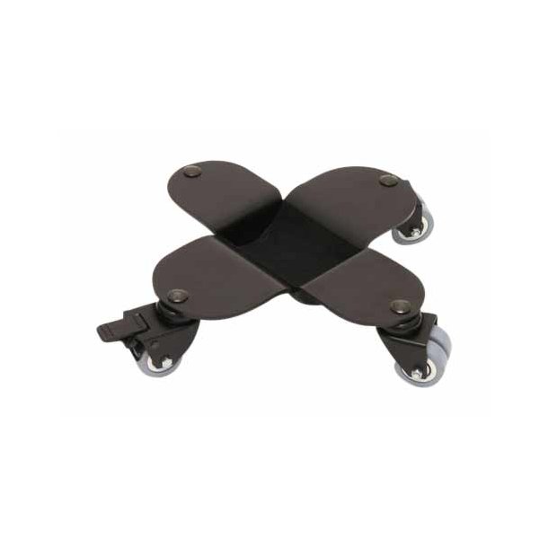 BKB FLGEL TRANSPORTUNTERSETZER, SCHWARZ, MIT GUMMIRDERN SPURLOS MIT BREMSE