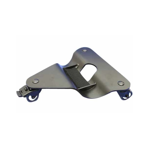 BKB GRAND CASTOR BRACKETS, BLACK, FOR CONCERT GRAND PIANO, POLYURETHANE WHEELS WITH BRAKE