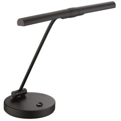PIANOLAMPEN SCHWARZ MAT "LED"