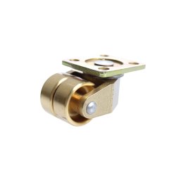 PIANO CASTORS BRASS H:35MM
