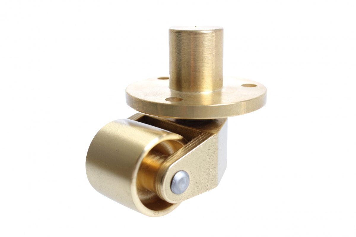 PIANO CASTORS BRASS H40MM CASTORS Knud Danielsen ApS