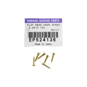 YAMAHA ORIGINAL PART NO. EP524136, FLAT HEAD SCREW 2,4X13 MM. - 6 PACK