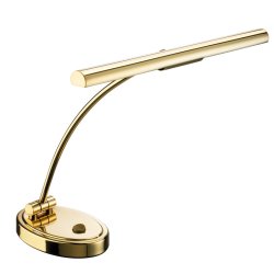 PIANOLAMPEN MESSING BLANK "LED"