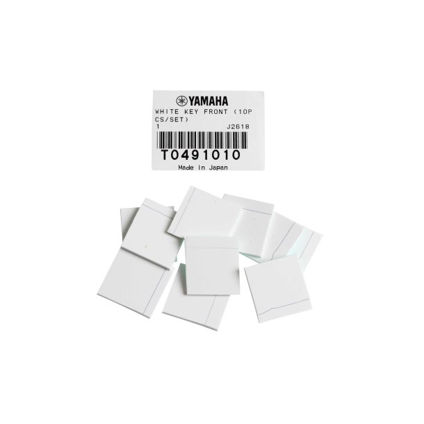 YAMAHA ORIGINAL PART NO. T0491011, WHITE KEY FRONT - 10 PACK