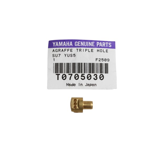 YAMAHA ORIGINAL PART NO. T0705030, AGRAFFE TRIPLE HOLE