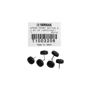 YAMAHA ORIGINAL PART NO. T1003206, GUARD UPPER FRONT BUTTON (BLACK) UPRIGHT - 6 PACK