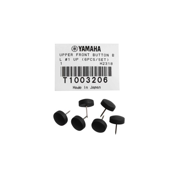 YAMAHA ORIGINAL PART NO. T1003206, GUARD UPPER FRONT BUTTON (BLACK) UPRIGHT - 6 PACK