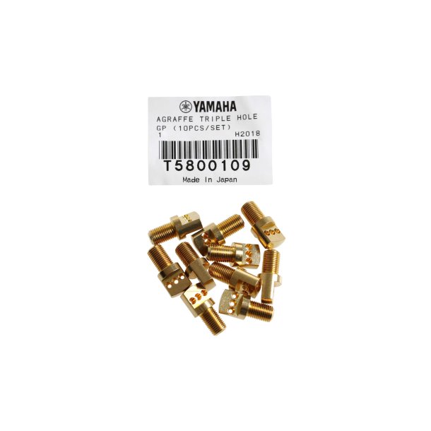 YAMAHA ORIGINAL PART NO. Z0045600, GRAND PIANO AGRAFFE TRIPLE HOLE - 10 PACK