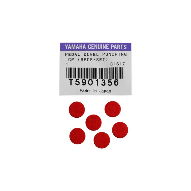 YAMAHA ORIGINAL PART NO. T5901356, PEDAL DOWEL PUNCHINGS GRAND PIANO - 6 PACK