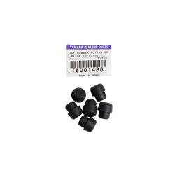YAMAHA ORIGINAL PART NO. T6001486, TOP RUBBER BUTTON 9 MM. (BLACK) GRAND PIANO - 6 PACK