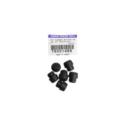YAMAHA ORIGINAL PART NO. T6001486, TOP RUBBER BUTTON 9 MM. (BLACK) GRAND PIANO - 6 PACK